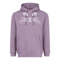 Lavender cat face Heavyweight Hoodie - artisFamous