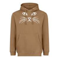 Toasted Coconut cat face Heavyweight Hoodie - artisFamous