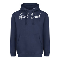 Navy girl dad Heavyweight Hoodie - artisFamous