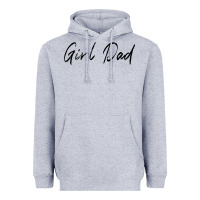 Heather Grey girl dad Heavyweight Hoodie - artisFamous