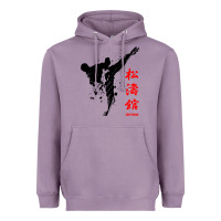 Lavender shotokan karate Heavyweight Hoodie - artisFamous