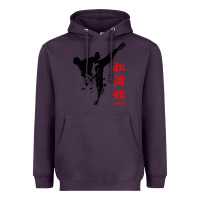 Plum shotokan karate Heavyweight Hoodie - artisFamous