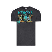 Vintage Black Mama's boy Mother's Day Vintage Tee - FaDigitalArtStudio