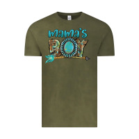 Vintage Olive Mama's boy Mother's Day Vintage Tee - FaDigitalArtStudio