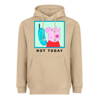 Mushroom peppa pig not today Heavyweight Hoodie - artisFamous