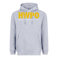 Heather Grey HWPO - HARD WORK PAYS OFF Heavyweight Hoodie - artisFamous