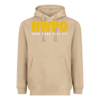 Mushroom HWPO - HARD WORK PAYS OFF Heavyweight Hoodie - artisFamous