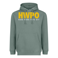 Sage HWPO - HARD WORK PAYS OFF Heavyweight Hoodie - artisFamous