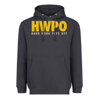 Smoke HWPO - HARD WORK PAYS OFF Heavyweight Hoodie - artisFamous