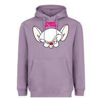 Lavender pinky and the brain big face Heavyweight Hoodie - artisFamous