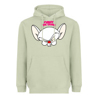 Matcha pinky and the brain big face Heavyweight Hoodie - artisFamous