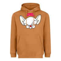 Meerkat pinky and the brain big face Heavyweight Hoodie - artisFamous