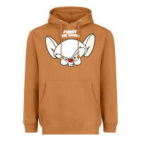Meerkat pinky and the brain big face Heavyweight Hoodie - artisFamous