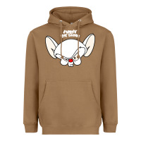 Toasted Coconut pinky and the brain big face Heavyweight Hoodie - artisFamous