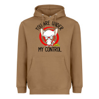Toasted Coconut pinky and the brain you are under my control Heavyweight Hoodie - artisFamous