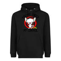 Black pinky and the brain you are under my control Heavyweight Hoodie - artisFamous