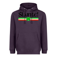 Plum slainte shirt irish cheers toast shamrock Heavyweight Hoodie - artisFamous