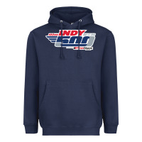 Navy Indy 500 Heavyweight Hoodie - artisFamous
