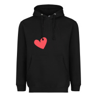 Black Kiss Me Heavyweight Hoodie - artisFamous