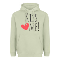Matcha Kiss Me Heavyweight Hoodie - artisFamous