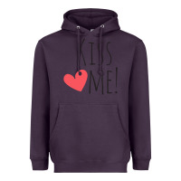 Plum Kiss Me Heavyweight Hoodie - artisFamous