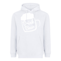 White cool drink beer Heavyweight Hoodie - artisFamous