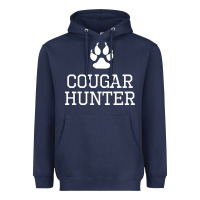 Navy cougar hunter Heavyweight Hoodie - artisFamous