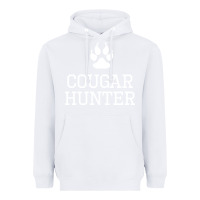 White cougar hunter Heavyweight Hoodie - artisFamous