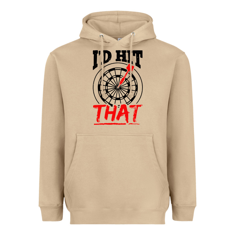 I'd Hit That Darts Heavyweight Hoodie by artisFamous | Teevron
