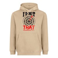 Mushroom i'd hit that darts Heavyweight Hoodie - artisFamous