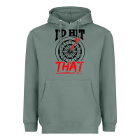Sage i'd hit that darts Heavyweight Hoodie - artisFamous