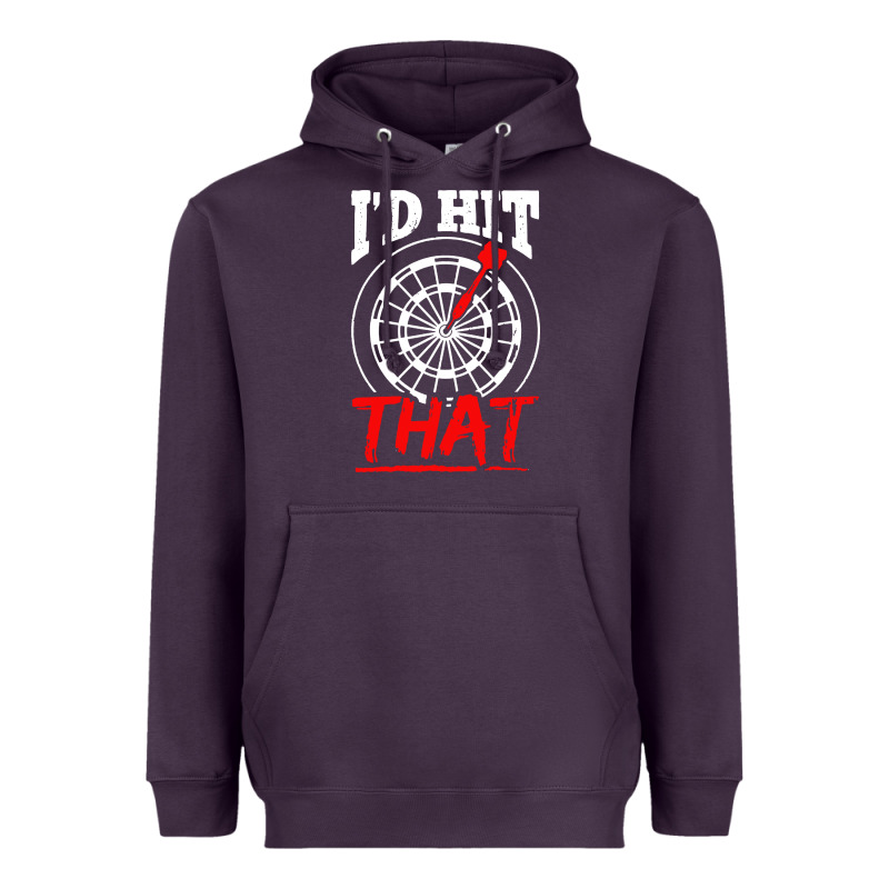 I'd Hit That Darts Heavyweight Hoodie by artisFamous | Teevron