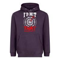 Plum i'd hit that darts Heavyweight Hoodie - artisFamous
