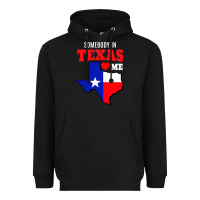 Black state of texas somebody loves me Heavyweight Hoodie - artisFamous