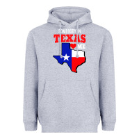 Heather Grey state of texas somebody loves me Heavyweight Hoodie - artisFamous