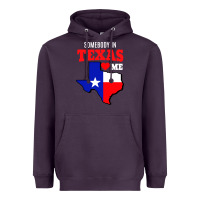 Plum state of texas somebody loves me Heavyweight Hoodie - artisFamous