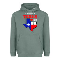 Sage state of texas somebody loves me Heavyweight Hoodie - artisFamous