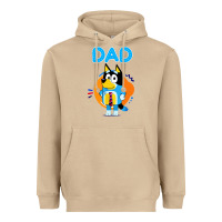 Mushroom bluey dad lover forever Heavyweight Hoodie - artisFamous