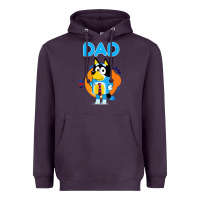 Plum bluey dad lover forever Heavyweight Hoodie - artisFamous