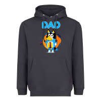 Smoke bluey dad lover forever Heavyweight Hoodie - artisFamous
