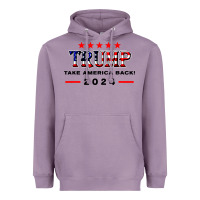 Lavender donald trump 2024 take america back election Heavyweight Hoodie - artisFamous