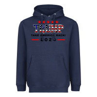 Navy donald trump 2024 take america back election Heavyweight Hoodie - artisFamous