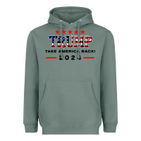 Sage donald trump 2024 take america back election Heavyweight Hoodie - artisFamous