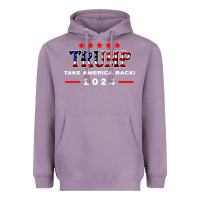 Lavender donald trump 2024 take america back election Heavyweight Hoodie - artisFamous
