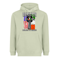 Matcha irish by blood american Heavyweight Hoodie - artisFamous