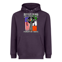 Plum irish by blood american Heavyweight Hoodie - artisFamous