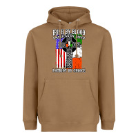 Toasted Coconut irish by blood american Heavyweight Hoodie - artisFamous