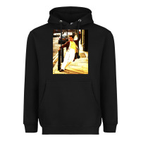 Black jonathan bailey dancing Heavyweight Hoodie - artisFamous