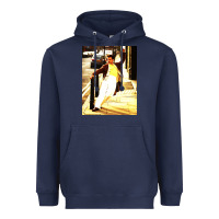 Navy jonathan bailey dancing Heavyweight Hoodie - artisFamous