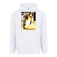 White jonathan bailey dancing Heavyweight Hoodie - artisFamous